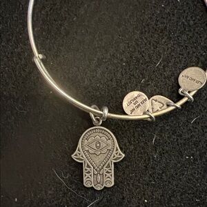 Alex and Ani hand of Fatima hamsa hand charm bracelet